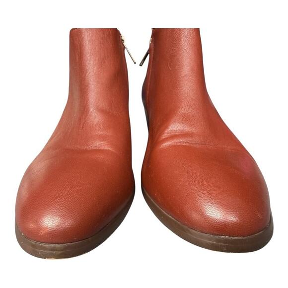 J crew Sawyer Leather Ankle Boot Women size 9.5 - Picture 4 of 8